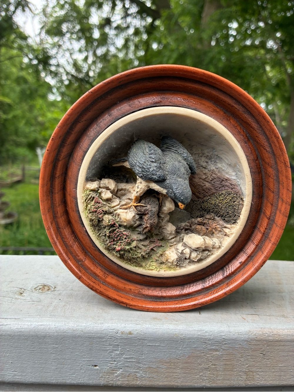 Christopher Holt 3-D Falcon Wall Plaque
